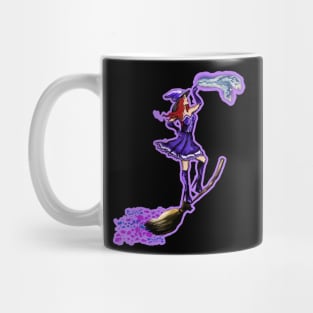 Purple Halloween Witch Mug